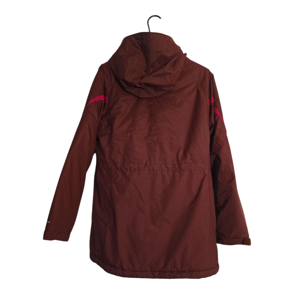 Columbia Women's Burgundy Jacket with Pink Accents, Preowned - Picture 3 of 16
